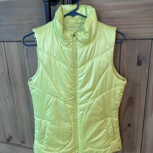 GAPFit Women's Bright Yellow Quilted Vest